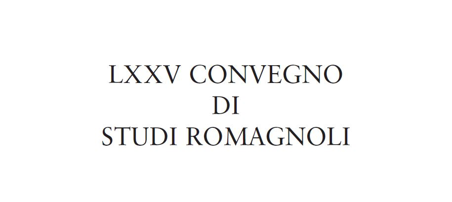 75° Convegno di Studi Romagnoli