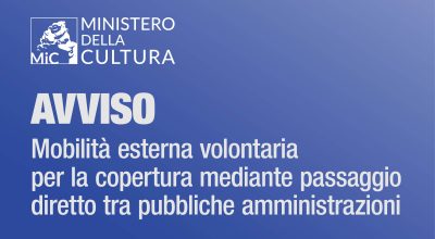 Avviso di mobilità esterna volontaria per la copertura mediante passaggio diretto tra pubbliche amministrazioni