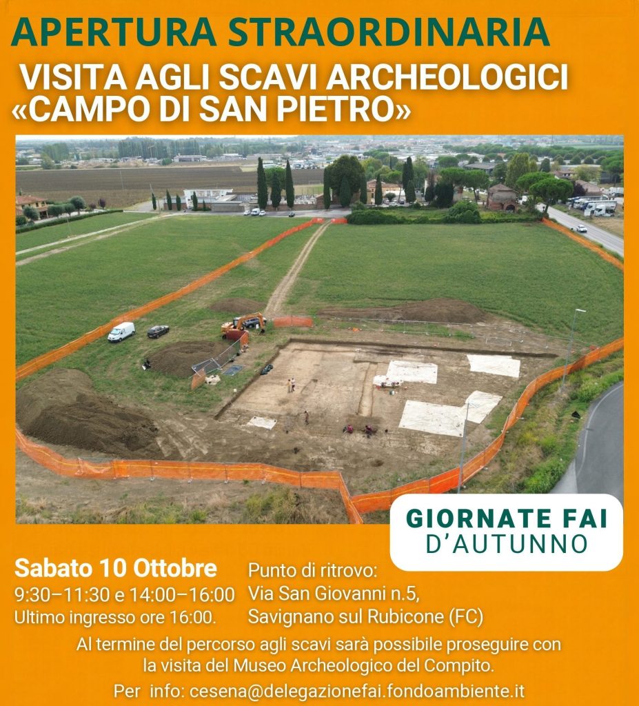 Apertura straordinaria del cantiere di scavo archeologico dell’area del Compito